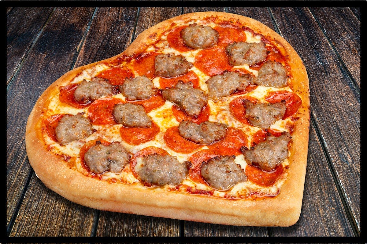 Heart Pan-Style Pizza - CYO from Rocky Rococo - Wausau in Wausau, WI