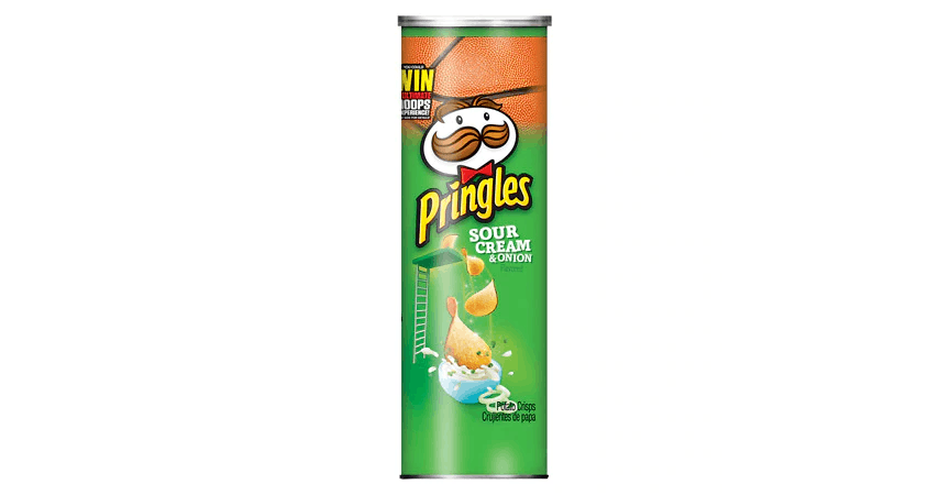 Pringles Chips Sour Cream And Onion (6 oz) from EatStreet Convenience - Bluemont Ave in Manhattan, KS