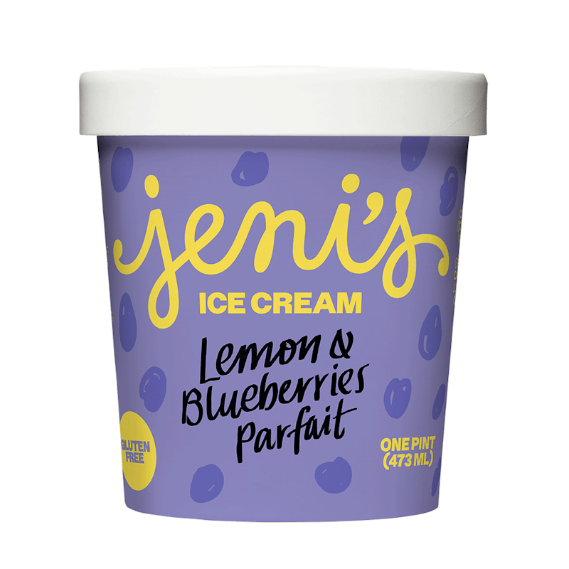 Lemon & Blueberries Parfait Ice Cream Pint from Jeni's Splendid Ice Creams - 29th St S in Birmingham, AL