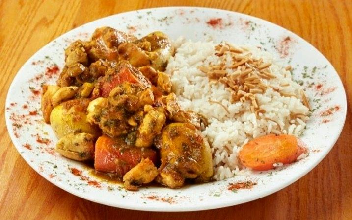 Moroccan Chicken from Palm Palace Restaurant in Ann Arbor, MI