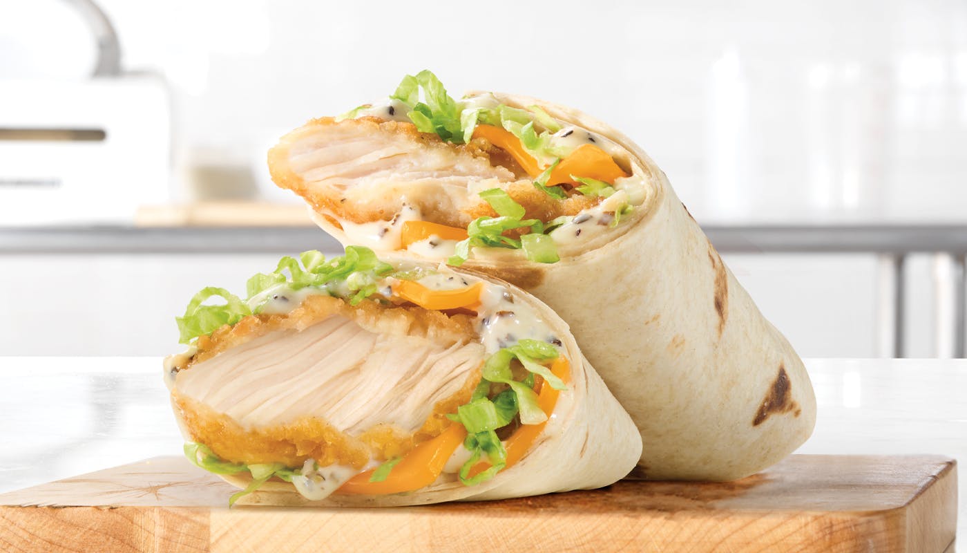 Ranch Chicken Wrap from Arby's: Eau Claire Hendrickson Dr (1958) in Eau Claire, WI