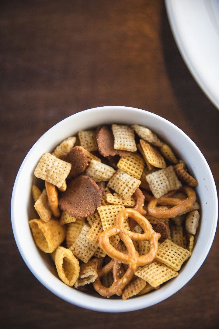House Smoked Chex Mix from The Bottle Room in Green Bay, WI