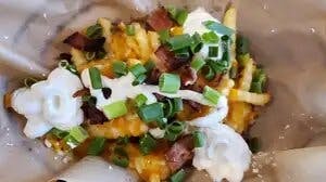 Loaded Fries from The Brass Tap - Main Street in Cedar Falls, IA