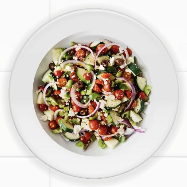 Small Greek Salad from Pizza Pizazz in Lakewood, WA