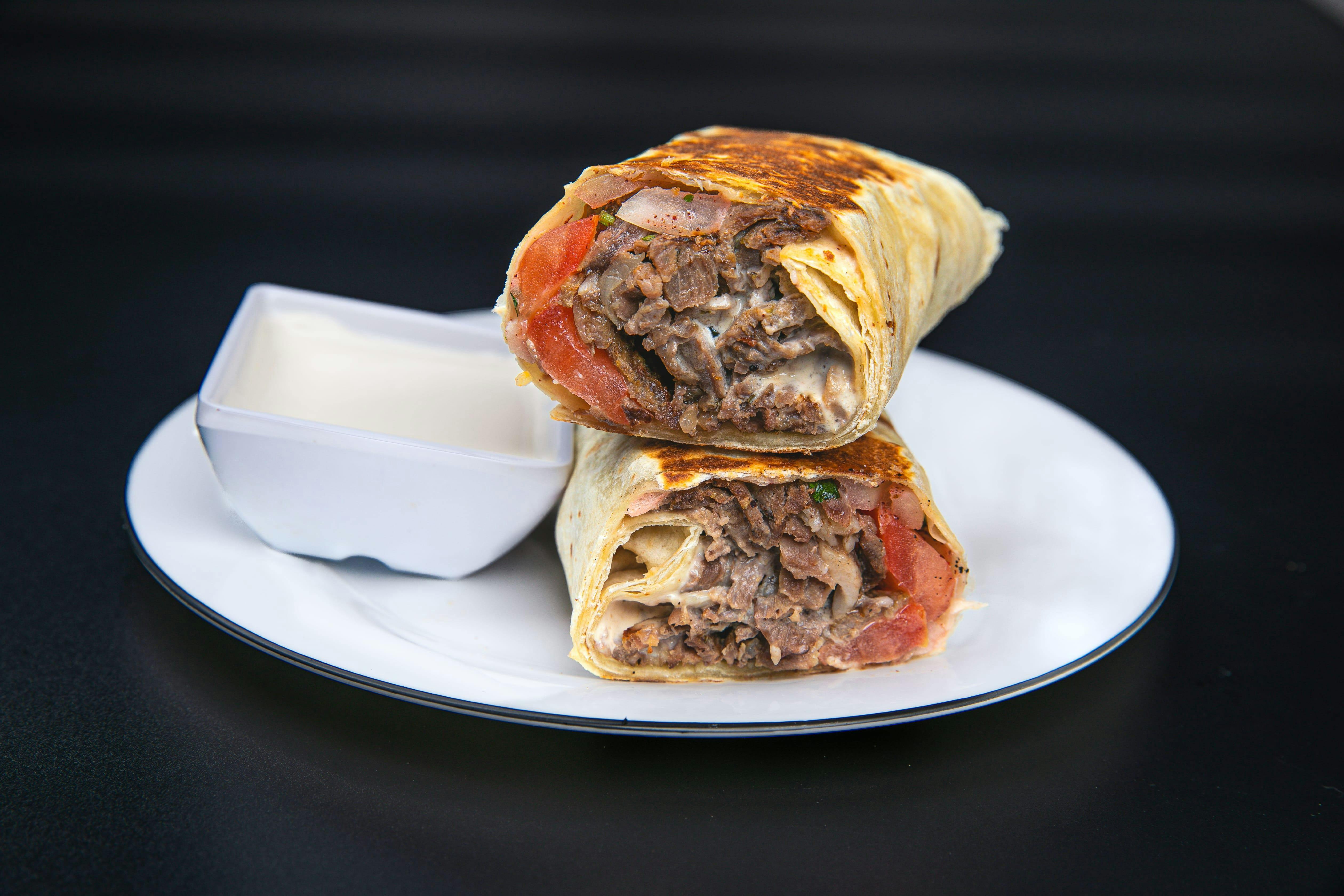 Beef Shawarma Wrap from Legends Pizza - Wolf Rd in Colonie, NY