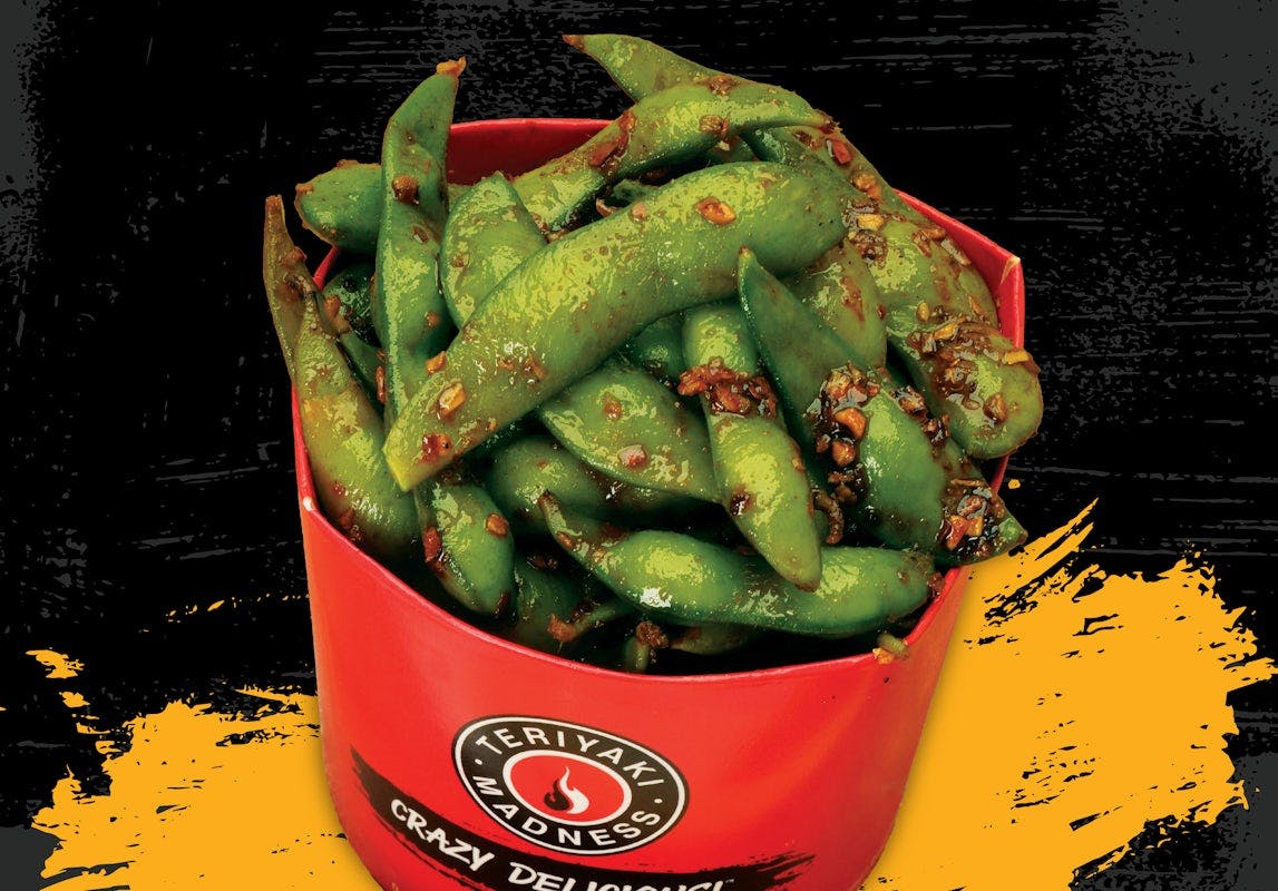 NEW! Chili Crisp Edamame from Teriyaki Madness - Oshkosh Ave in Oshkosh, WI