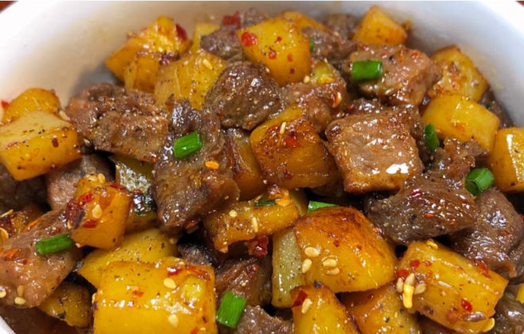 ????????? Spicy Cumin Beef Cubes from DJ Kitchen in Philadelphia, PA