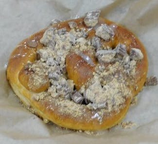 NEW - Reeses Peanut Butter Cup Pretzel from The Brass Tap - Main Street in Cedar Falls, IA