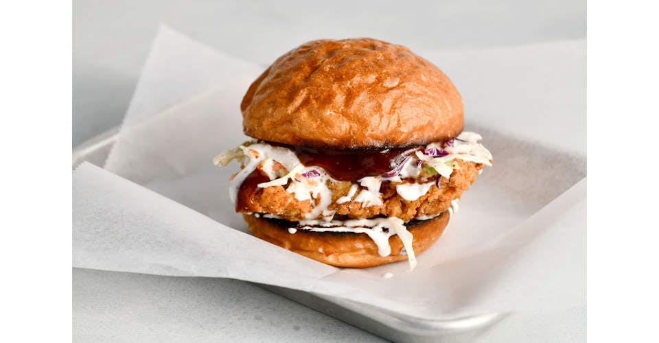 BBQ Ranch Chicken Sandwich from Crispy Boys Chicken Shack - W Broadway in Monona, WI
