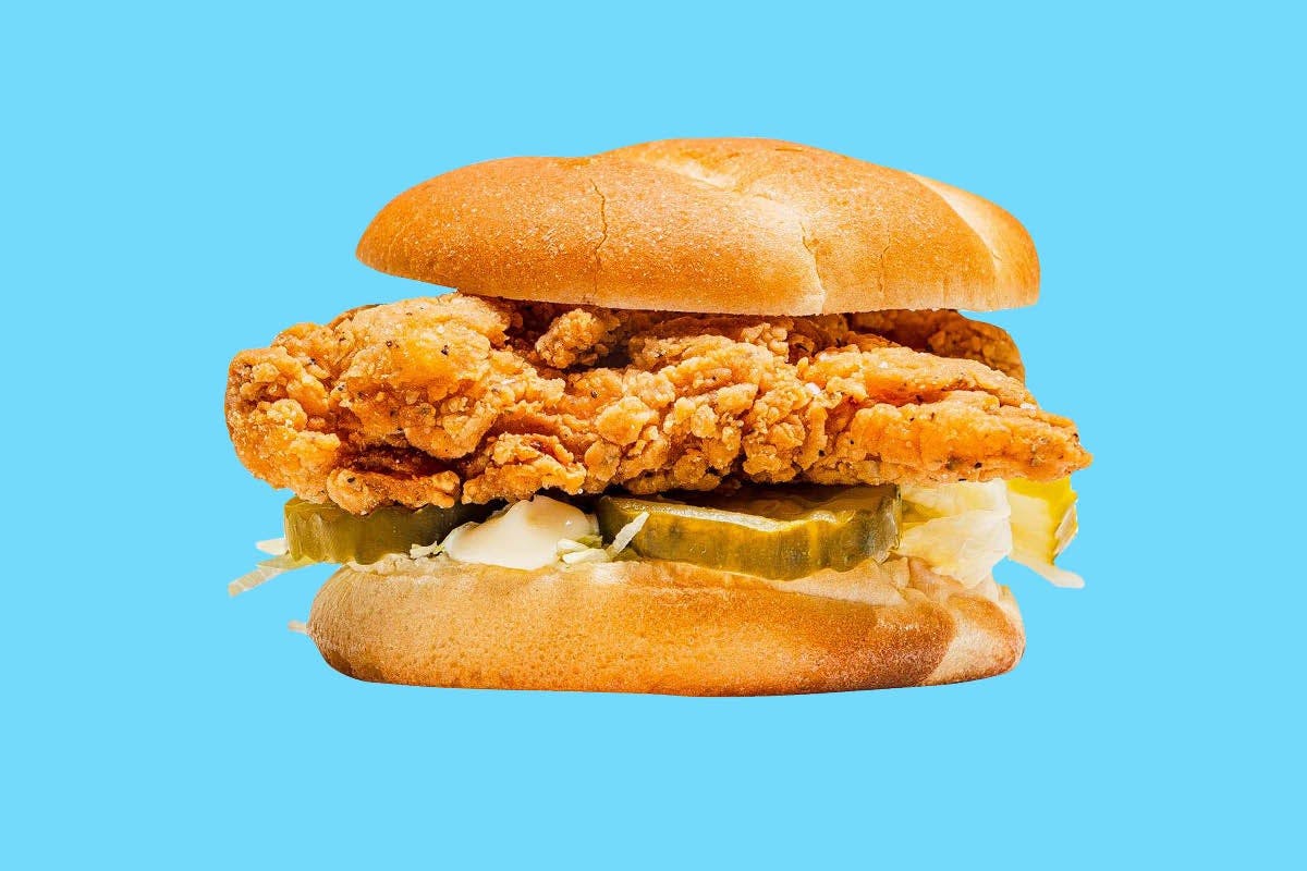 Crispy Chicken Tender Sandwich from MrBeast Burger - N Central Ave in Marshfield, WI
