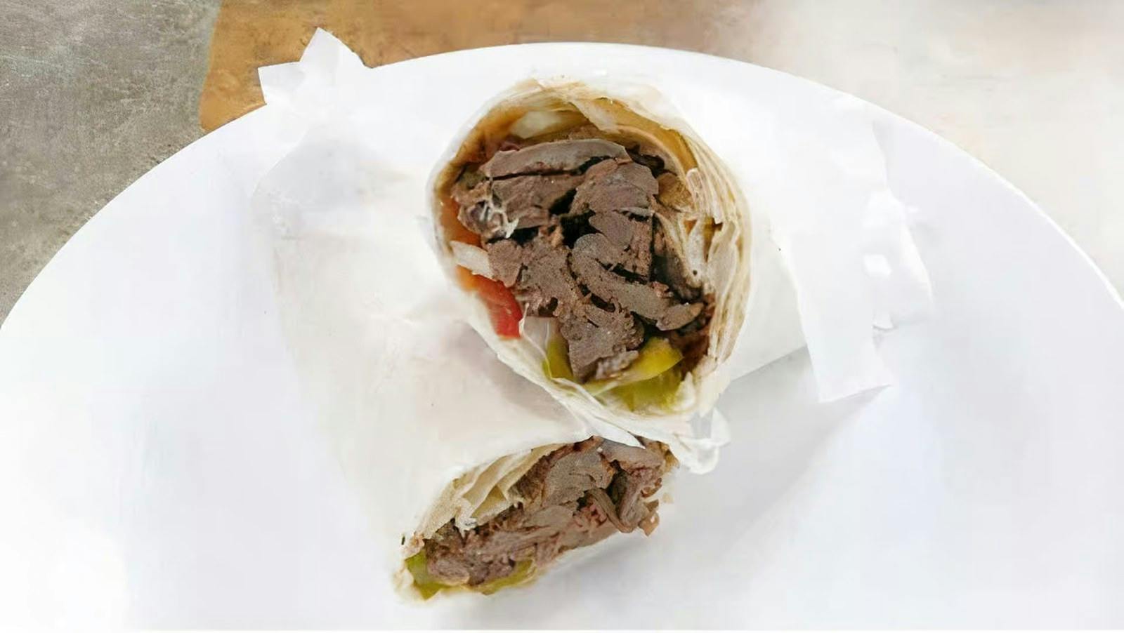 Meat Shawarma Sandwich from Sheeba Express in Detroit, MI