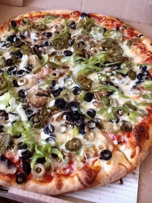 All Veggie Pizza from Caprissi Pizza & Pasta in Garland, TX