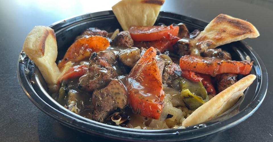 Daily Special: Kabob Bowl from Taki's To Go in Dekalb, IL