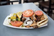 Palace Dinner Plate from Gyro Palace - Walker's Point in Milwaukee, WI