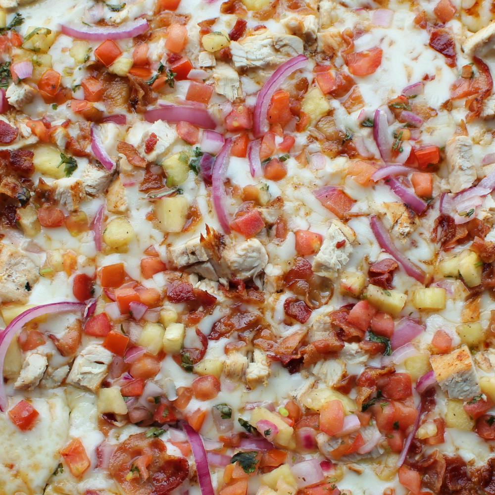 Sweet Chili Chicken Pizza from Holidays Pub & Grill in Appleton, WI