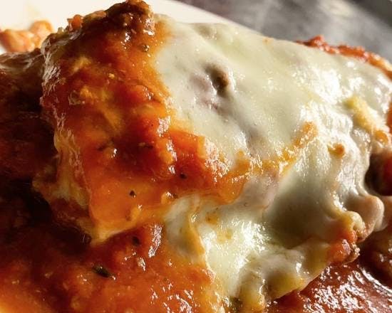 Lasagna from Cantalini's Salerno Beach Restaurant - Playa del Rey in Los Angeles, CA