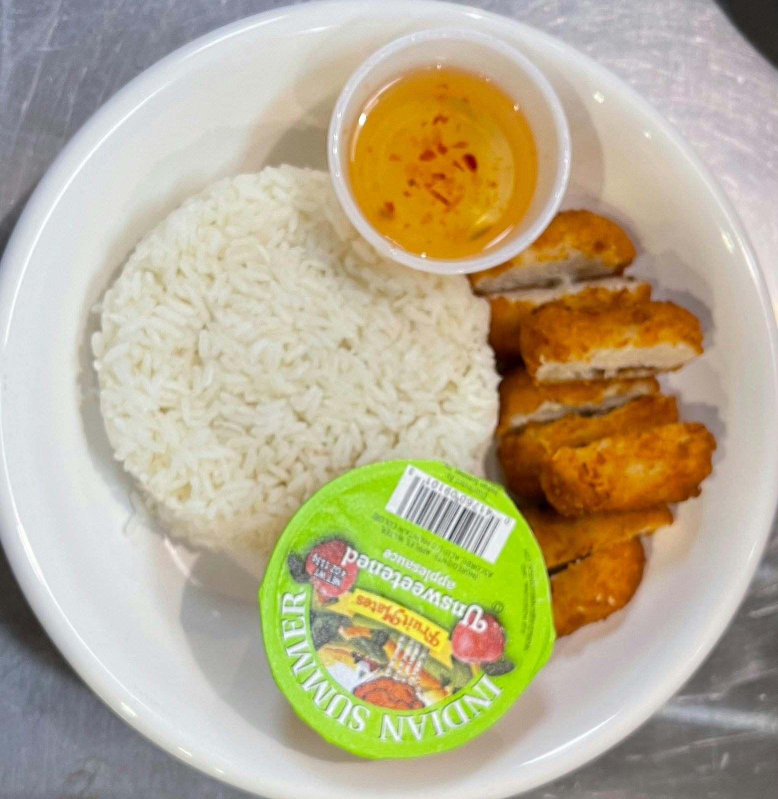 Kid's Crispy Chicken with Rice from Curry in the Box - 2907 University Ave in Madison, WI