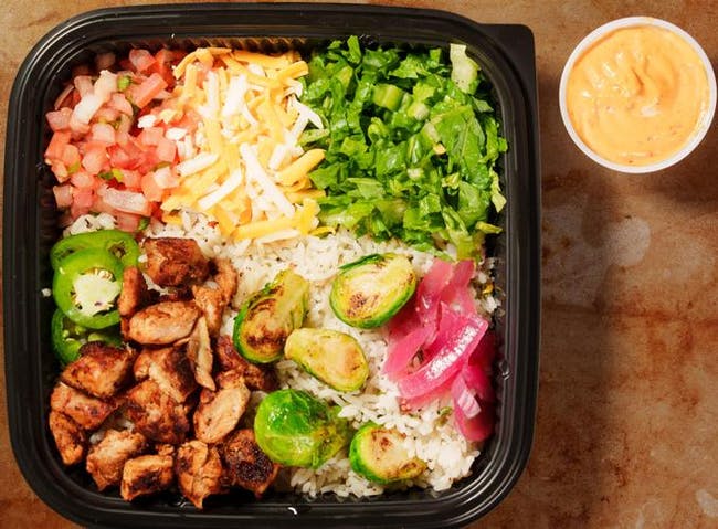 3.Spicy Tikka Bowl. from Bullhorns Burger + Grill - North Broad St in Elizabeth, NJ