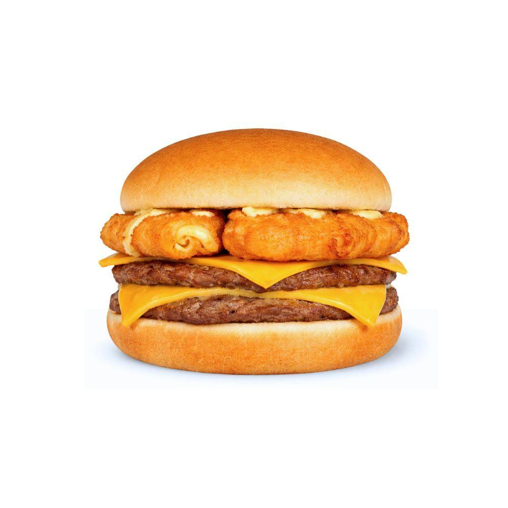 Mac & Cheese Burger from Tom's Drive In - Sheboygan in Sheboygan, WI