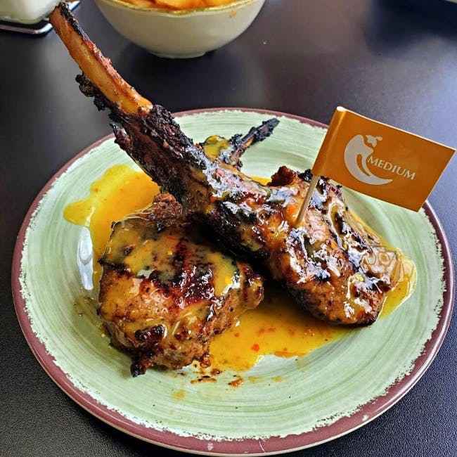 Lamb Chops from Tribos Peri Peri Chicken in Somerville, MA