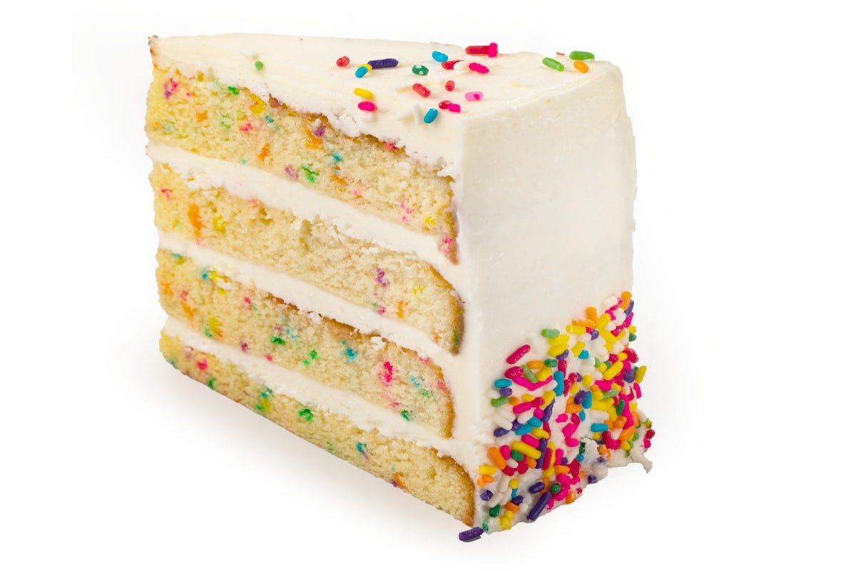 Confetti Cake Slice from Buddy V's Cake Slice - Water Front Dr in West Chester Township, OH