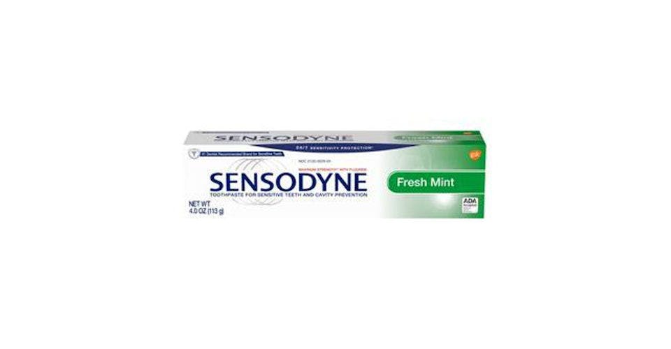 Sensodyne Fresh Mint Sensitivity Toothpaste and Fresh Breath (4 oz) from CVS - N 14th St in Sheboygan, WI