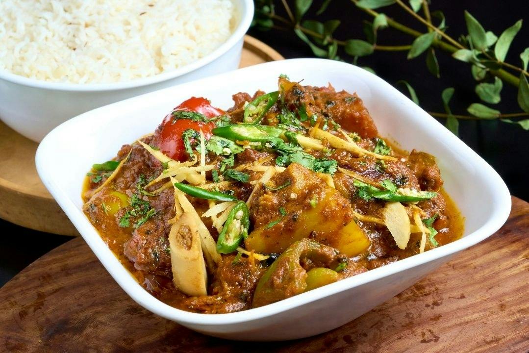 Kadai Goat from Rock N Grill Indian Authentic Cuisine & Bar in Round Rock, TX