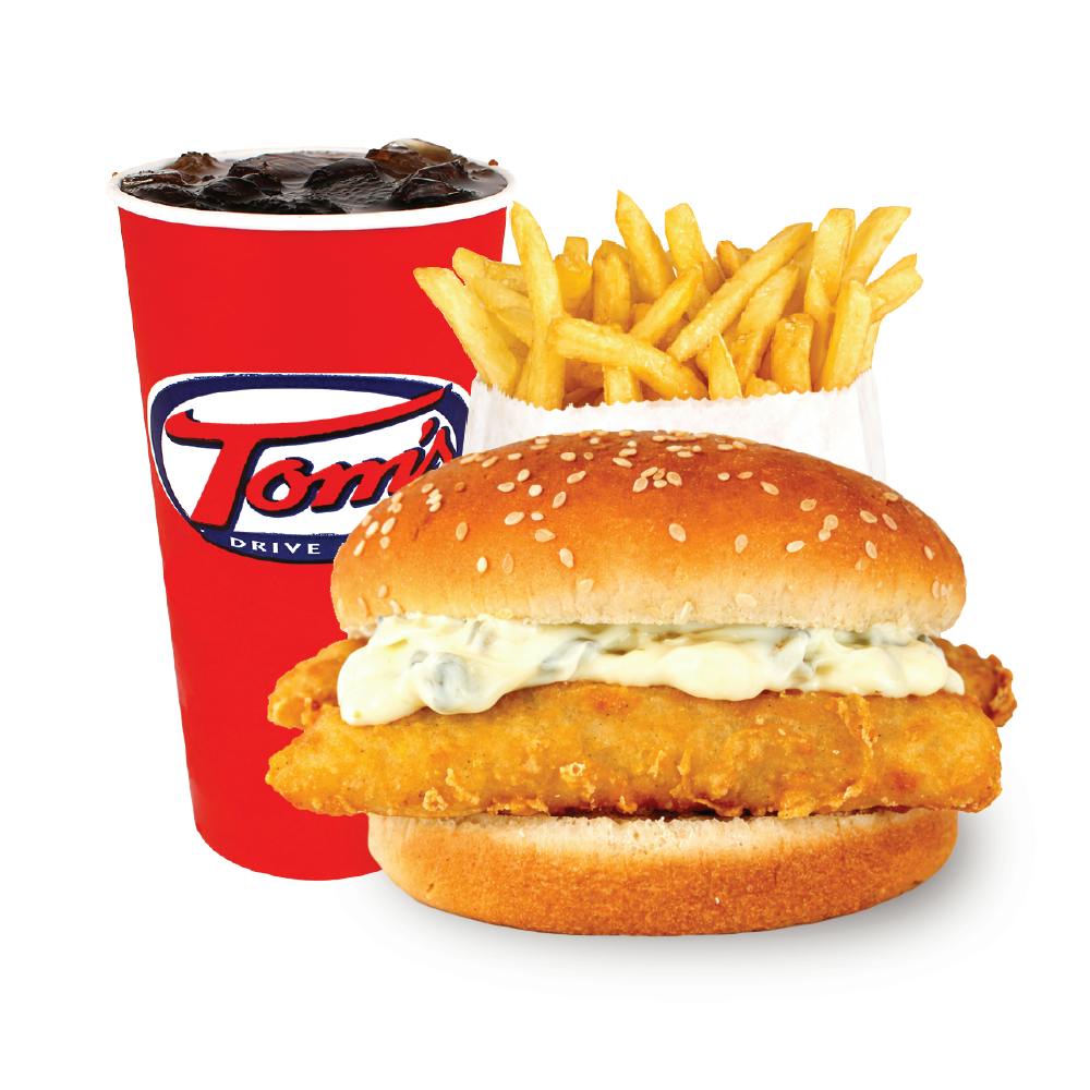 #18 Haddockwich Combo from Tom's Drive In in Appleton, WI