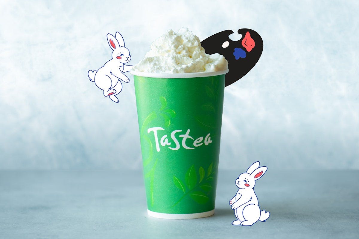 Hot Matcha White Rabbit from Tastea - Sunnyvale in Sunnyvale, CA