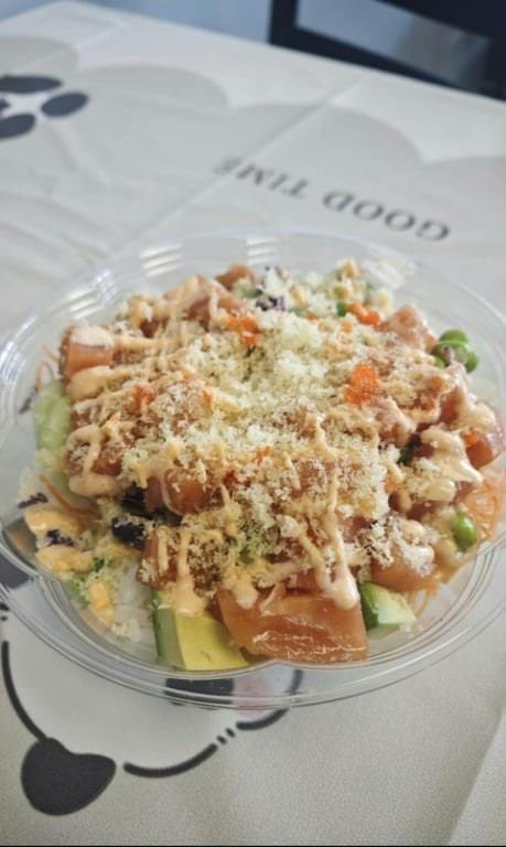 P5. Spicy Salmon Poke Bowl from Panda House in Old Bridge, NJ