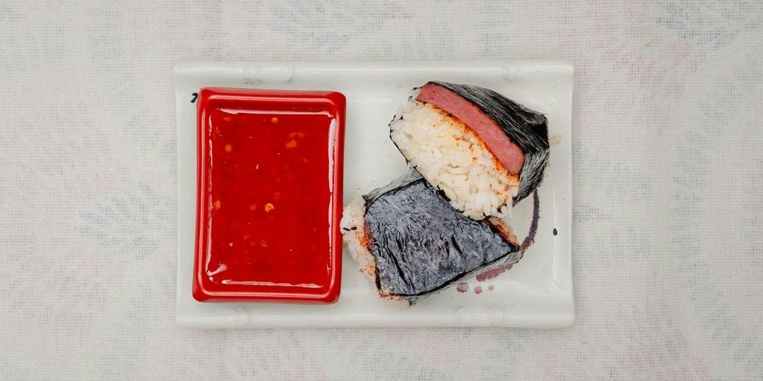 SPAM Musubi from Ramen Bowls in Lawrence, KS