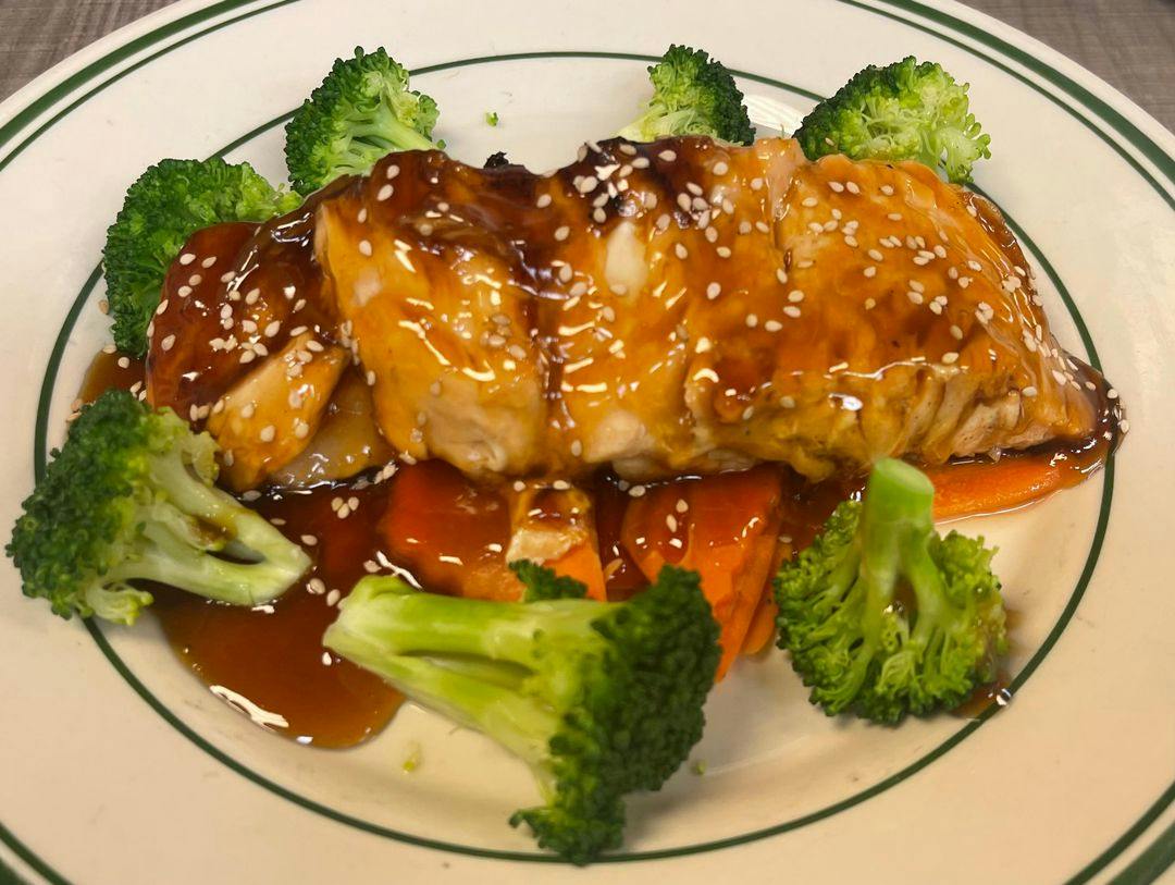 Teriyaki Salmon Dinner Specials from Thai Thai Restaurant in Dallas, TX