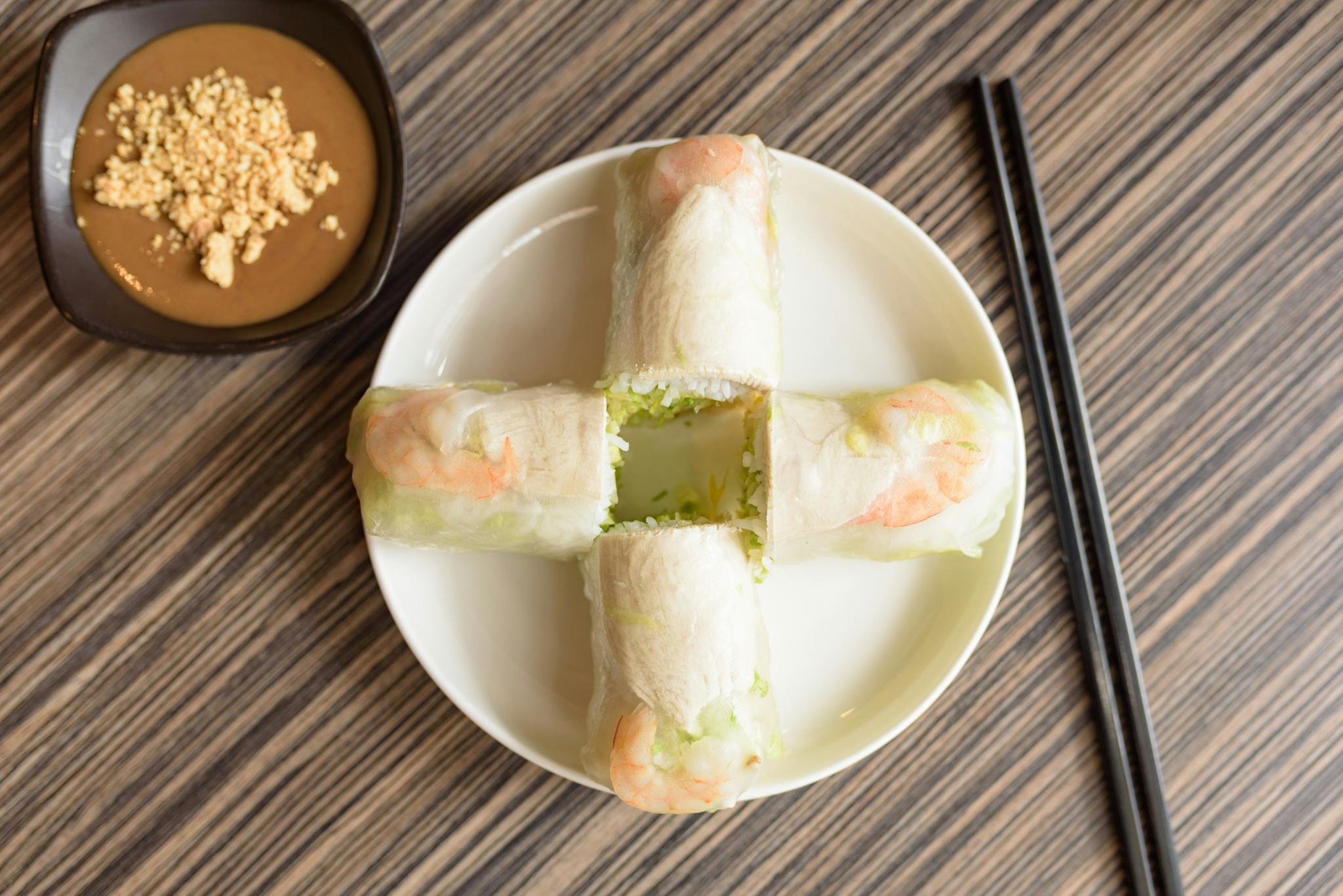 Shrimp Summer Rolls (2 Pieces) from One Bowl Asian Cuisine in Ann Arbor, MI