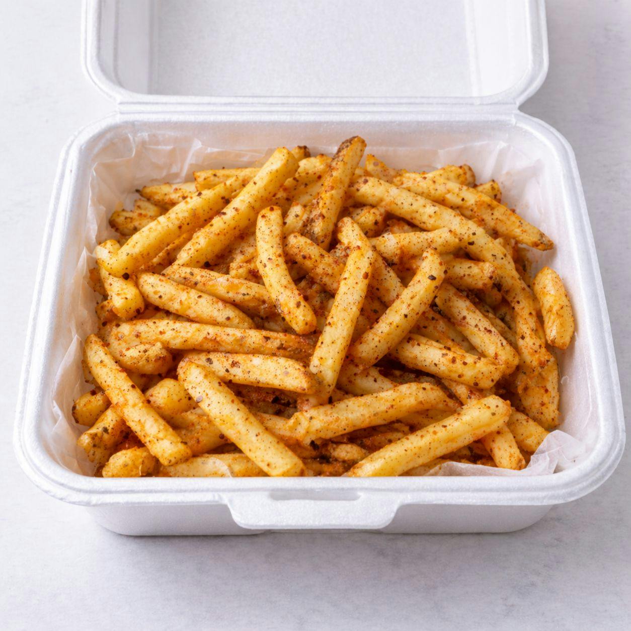 Seasoned Fries from The Fatty Patty-Downtown (Food Truck) in Milwaukee, WI