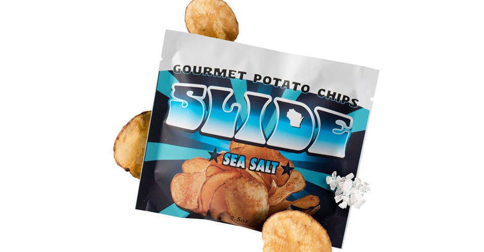 Slide Sea Salt Potato Chips 2.5oz from Boxcar Birria Tacos - State St in Madison, WI