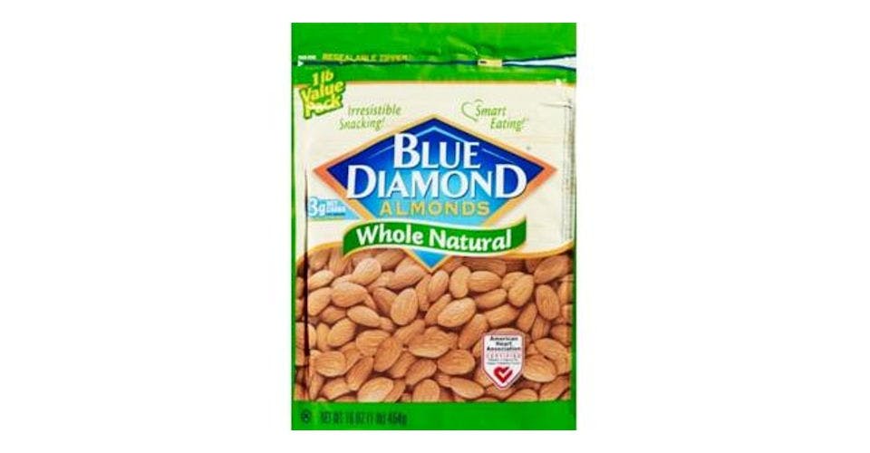 Blue Diamond Almonds Whole Natural (16 oz) from CVS - SW 21st St in Topeka, KS