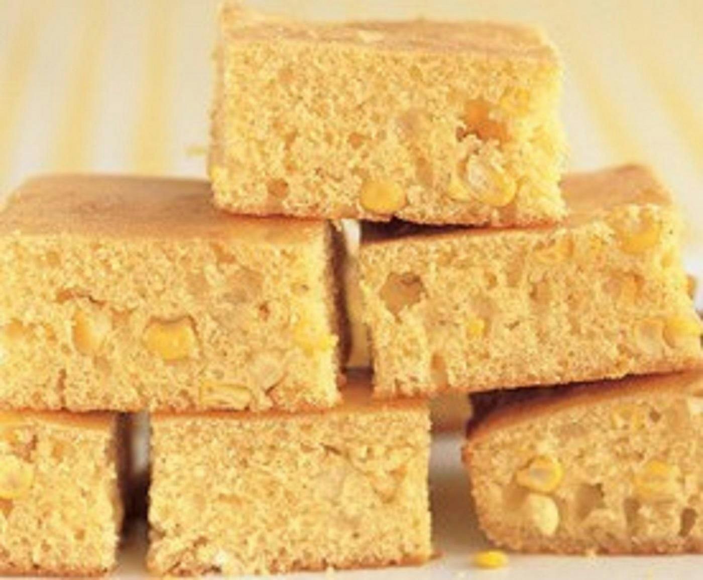 CornBread w/corn bites*** from All American BBQ in West Hills, CA