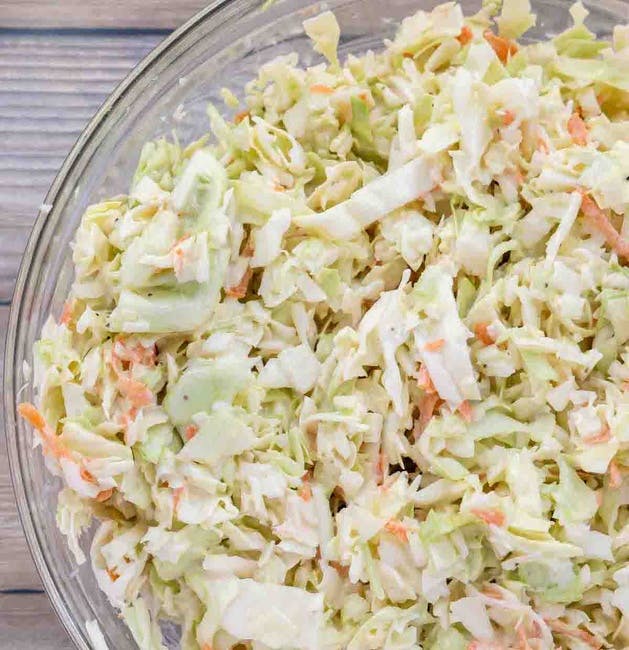 Homemade Coleslaw from Bailey Seafood in Buffalo, NY