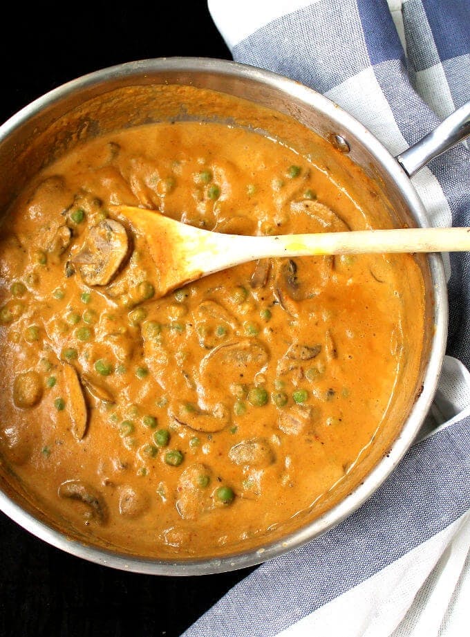 Mushroom Matar from Favorite Indian Restaurant - Hayward in Hayward, CA