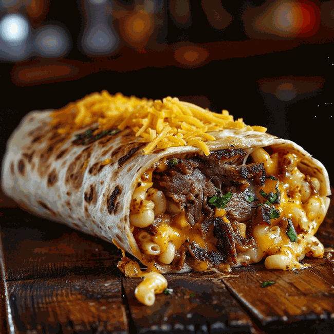 Brisket Burrito from 322 BBQ - Marsh Rd in Wilmington, DE