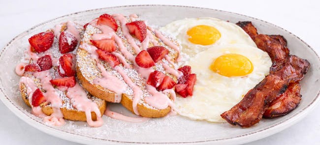 Strawberry Mascarpone French Toast Combo ? from Awake Breakfast + Lunch - Carrollton in Carrollton, TX