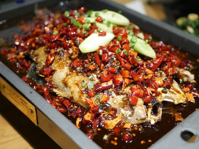 Spicy Grilled Whole Fish ???? from DJ Kitchen in Philadelphia, PA