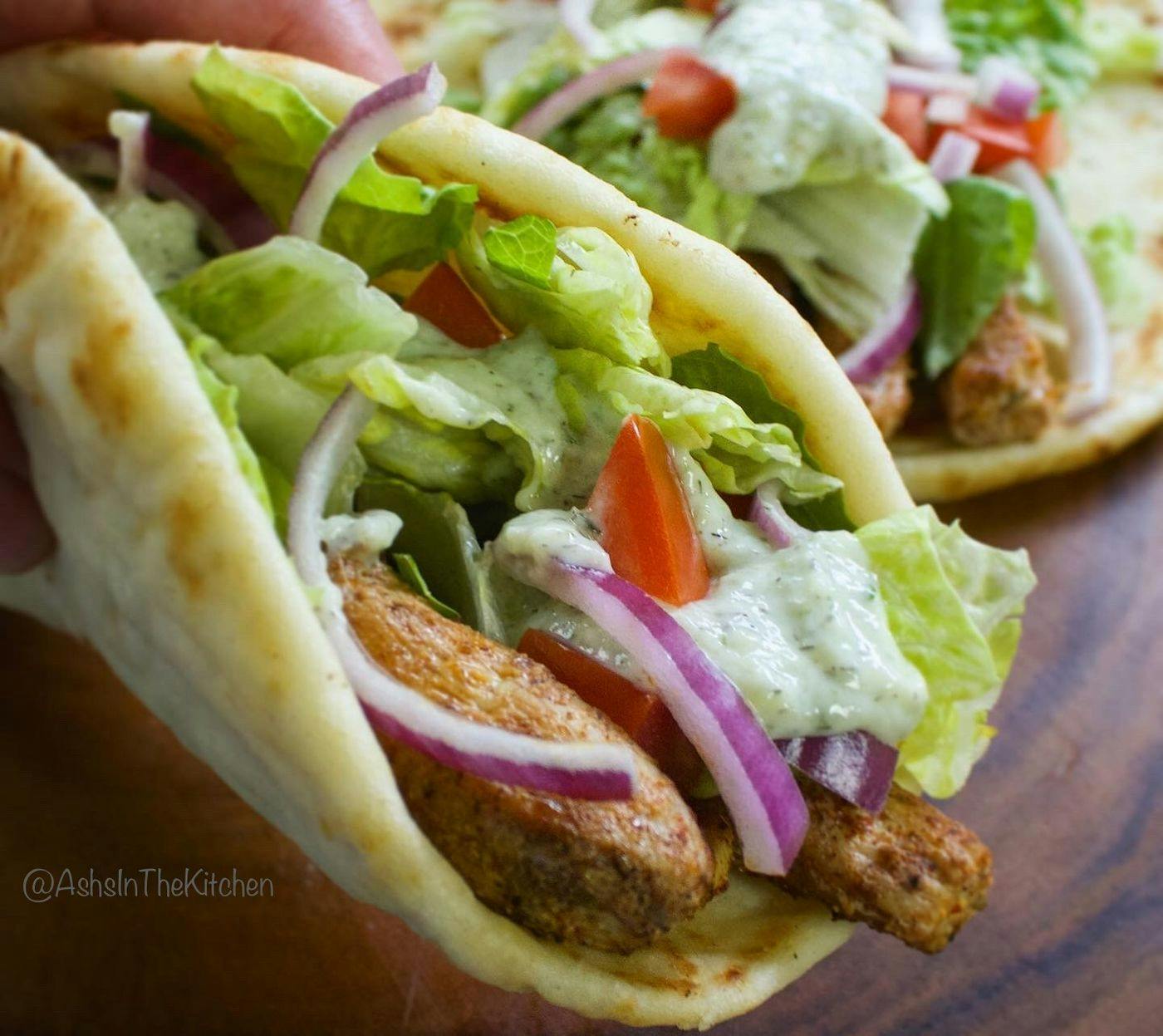 #8 Go Go Classic Chicken Gyro. **NEW from Go Go Gyro Grill in Columbus, OH