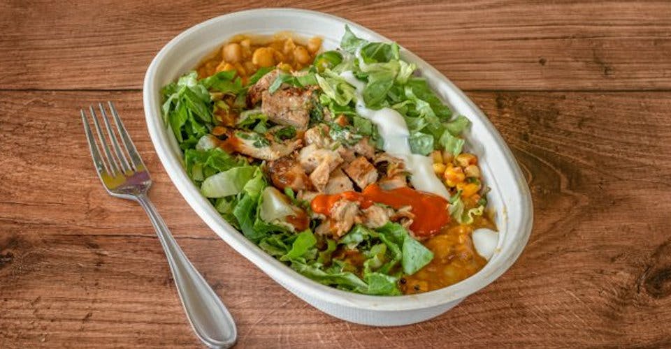 Chicken Tikka Salad Bowl from Sam & Curry in San Jose, CA