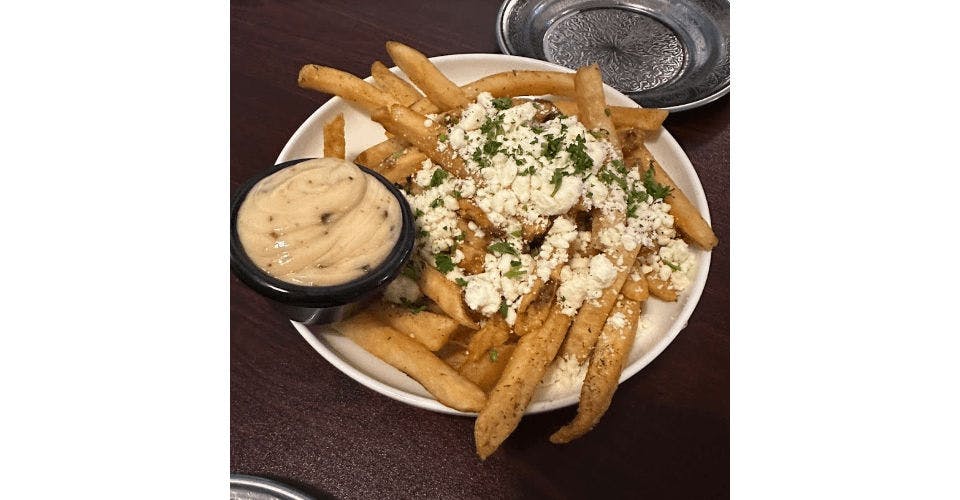 Greek Fries from The Mediterranean Joint in Madison, WI