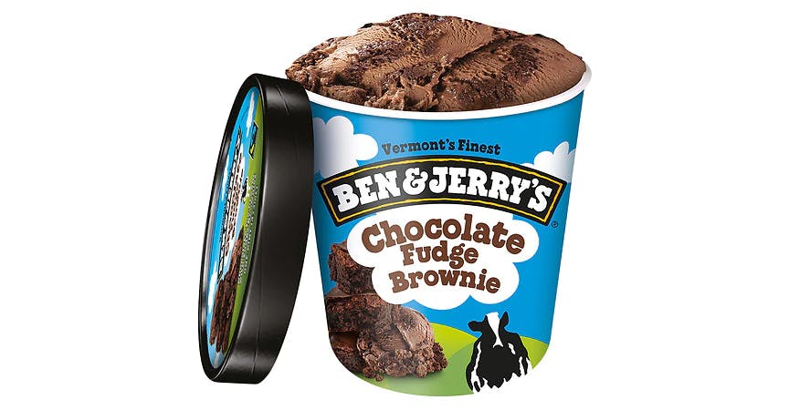 Ben & Jerry's Ice Cream Chocolate Fudge Brownie (16 oz) from Walgreens - E 20th St in Dubuque, IA