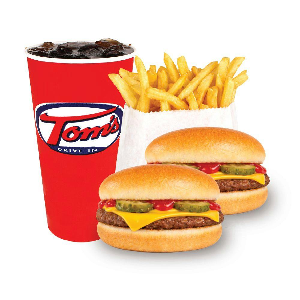 #4 2 Cheeseburger Combo from Tom's Drive In - Sheboygan in Sheboygan, WI