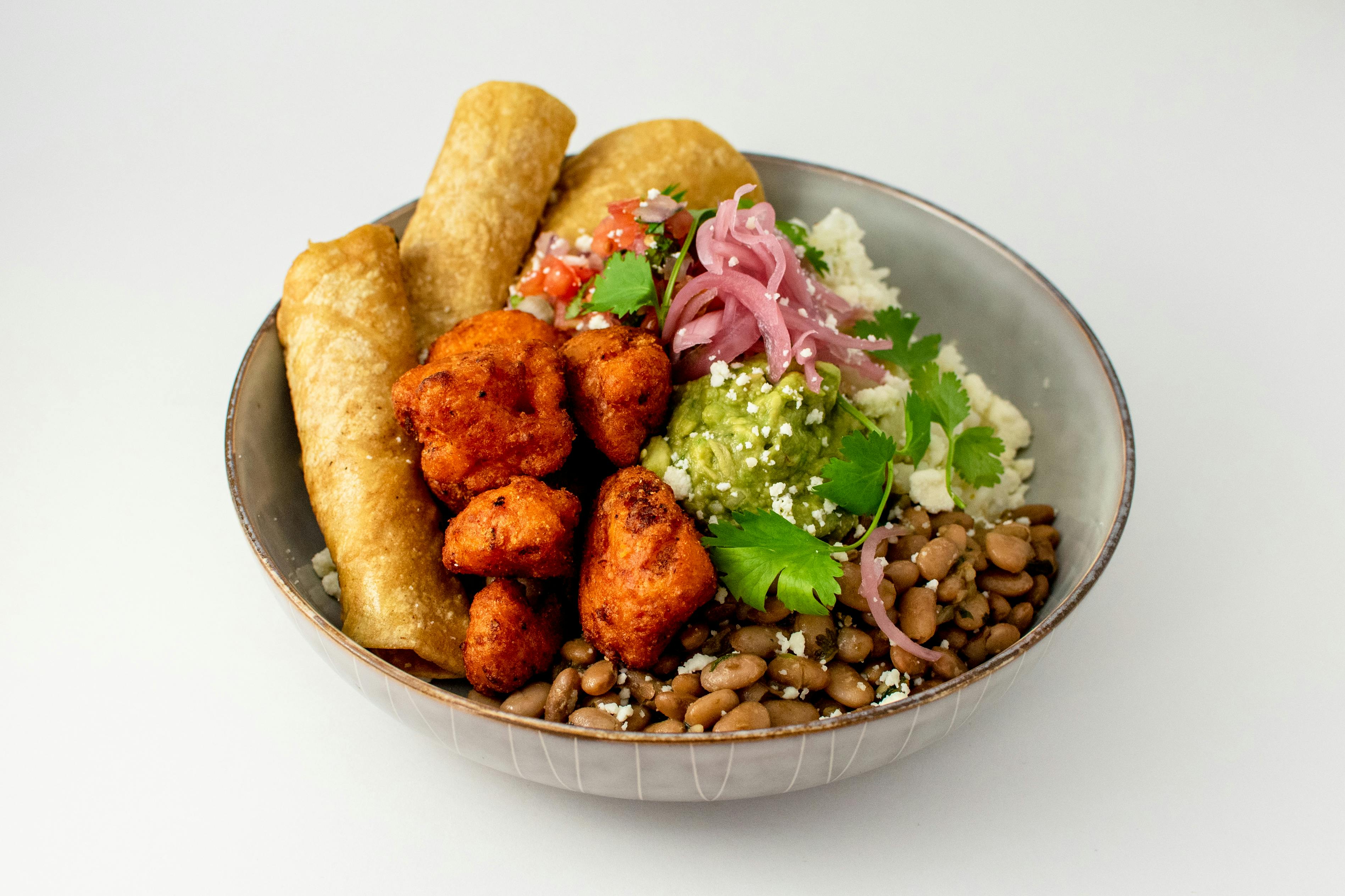 Beer Battered Cauliflower Bowl from Taco Royale - University Ave in Cedar Falls, IA