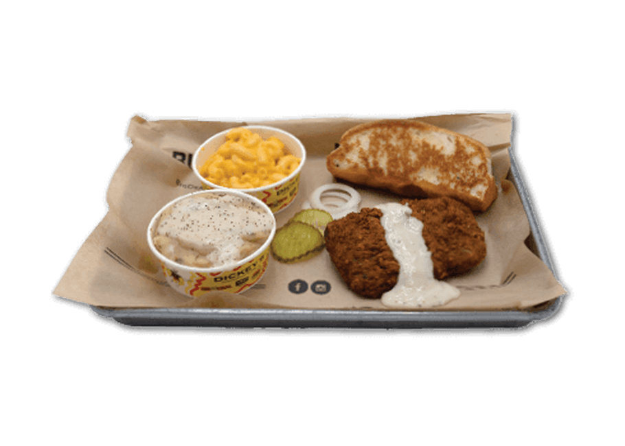 Country Fried Steak Plate from Dickey's Barbecue Pit - Hendersonville Rd in Asheville, NC