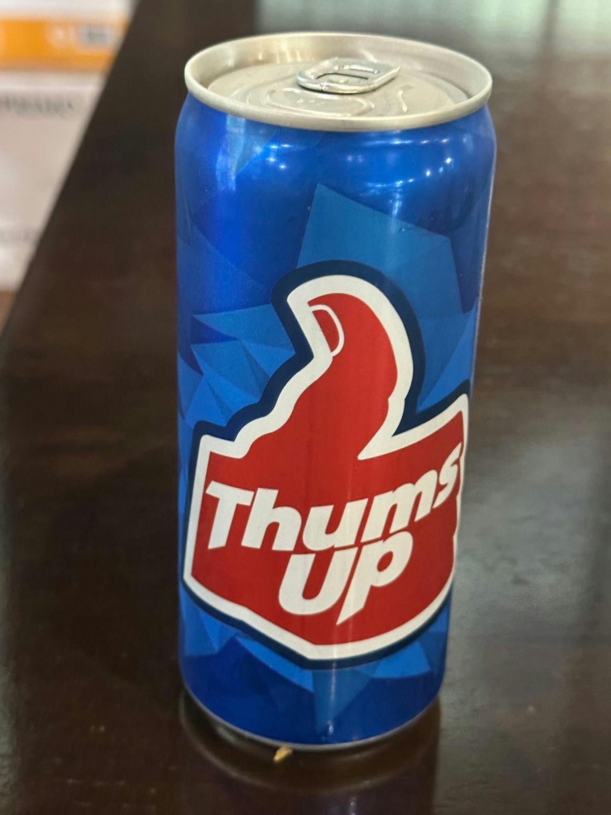 Thumps up soda from Punjabi Tandoor - San Diego (Morehouse Dr) in San Diego, CA